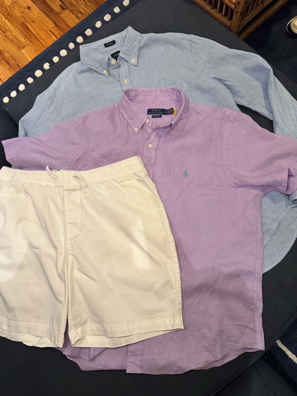 Ralph Lauren/J. Crew/Old Navy, Men’s Linen and Cotton Vacation Bundle! size L
